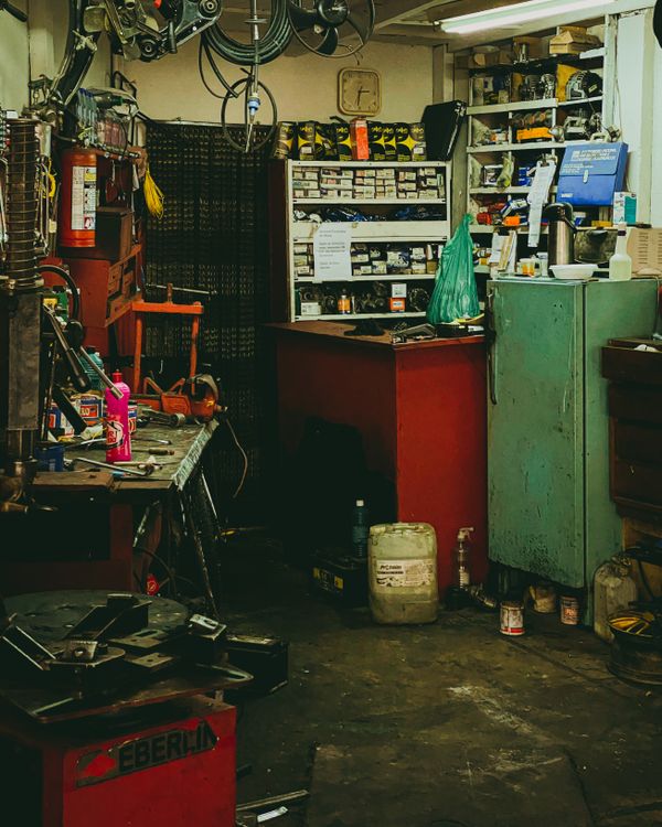 Cozy workshop atmosphere